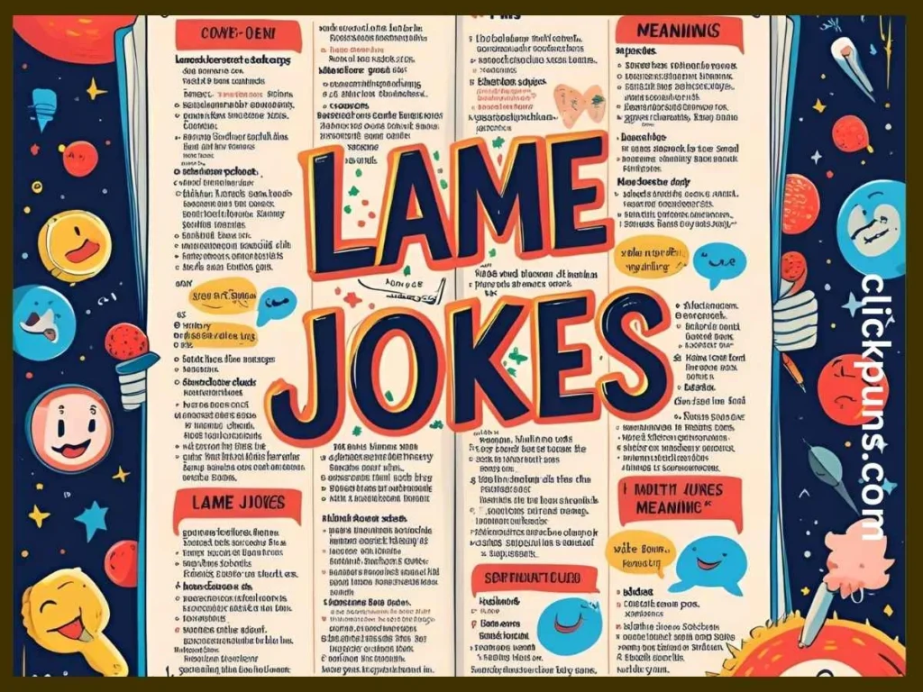Lame Jokes Meaning