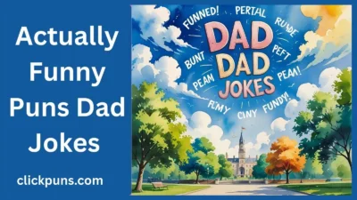 Actually Funny Puns Dad Jokes