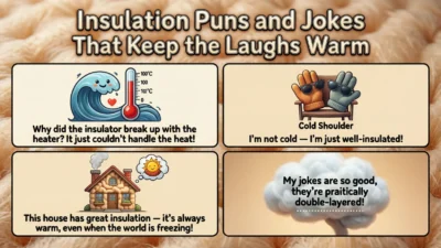 Insulation Puns and Jokes