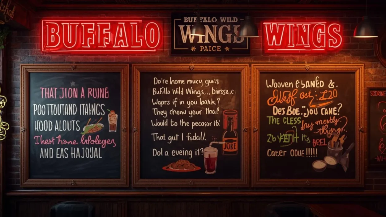 buffalo wild wings puns and jokes