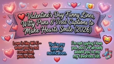 Valentine’s Day Funny Lines